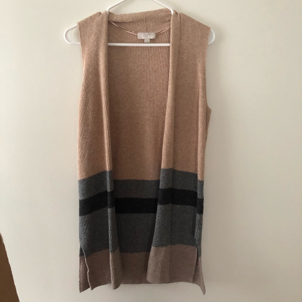 The Loft multi-colored sweater